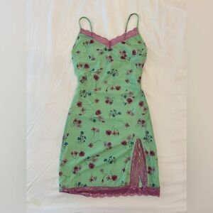 Motel Rocks Floral Mesh Dress